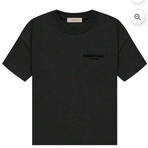 New Essentials Black Crew Neck Tee